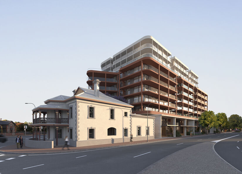 1 WT RENDER Walkerville Corner View 1 HR